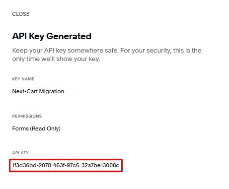 Squarespace API Key