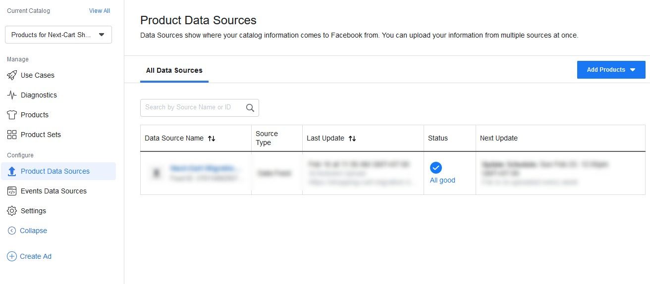 Facebook Catalog