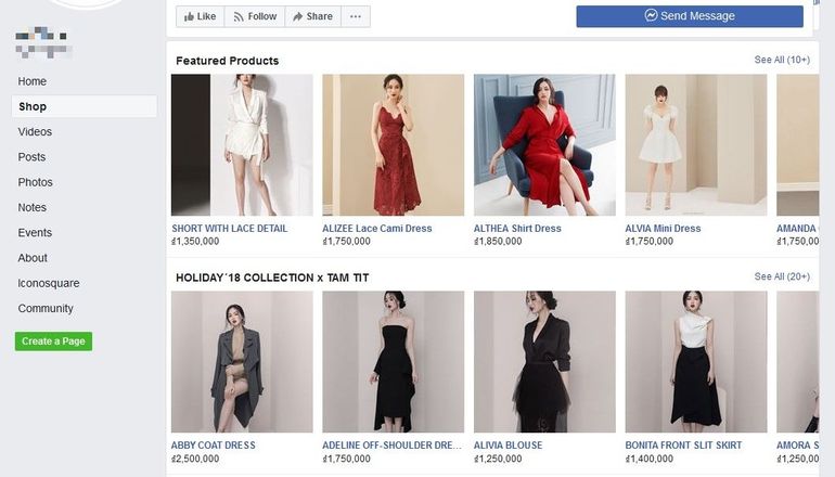 Sell on Facebook