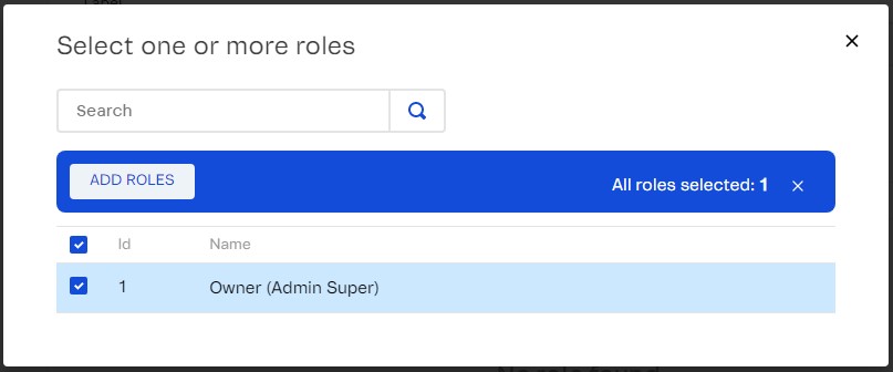 VTEX Add Roles