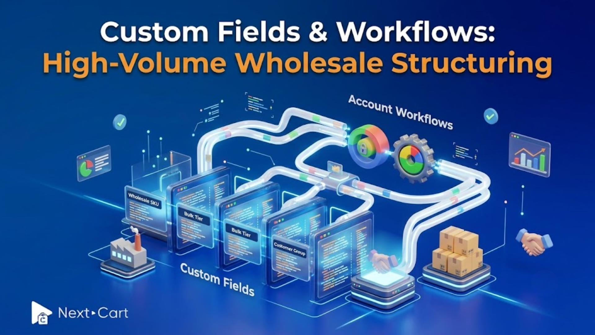 Structuring custom fields and account workflows for high-volume wholesale