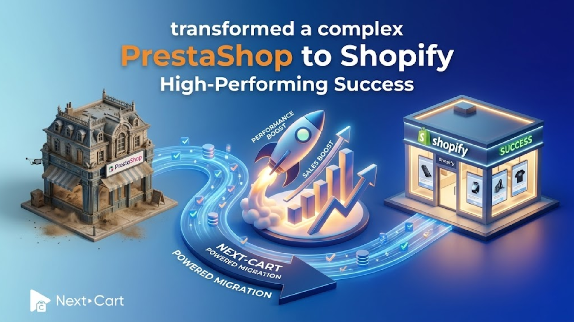 How an Italian web developer transformed a complex PrestaShop store into a high-performing Shopify site - VIP custom migration with Next-Cart