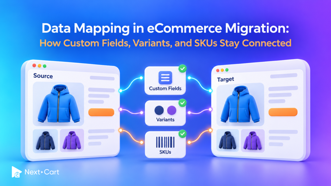 Daten-Mapping bei der eCommerce-Migration: So bleiben benutzerdefinierte Felder, Varianten und SKUs korrekt verknüpft