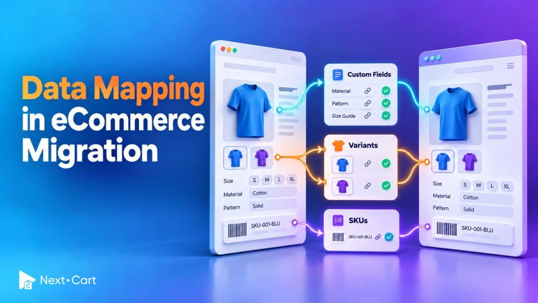 Data Mapping in eCommerce Migration: How Custom Fields, Variants, and SKUs Stay Connected